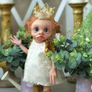 🆕38cm Girl Full Body Silicone Soft Handmade Realistic Newborn Reborn Baby Doll